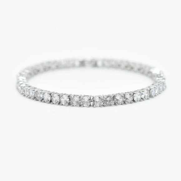 Pretty Bird Jewelry Jewelry - Rhodium Plate Tennis Bracelet